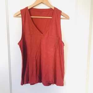 MADEWELL brick colored tank
